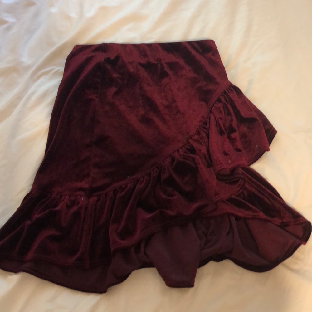 Red Velvet skirt